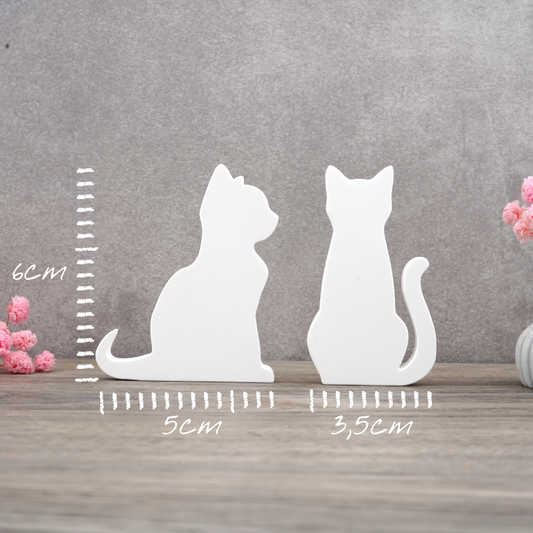 Silikon Gießform Katze