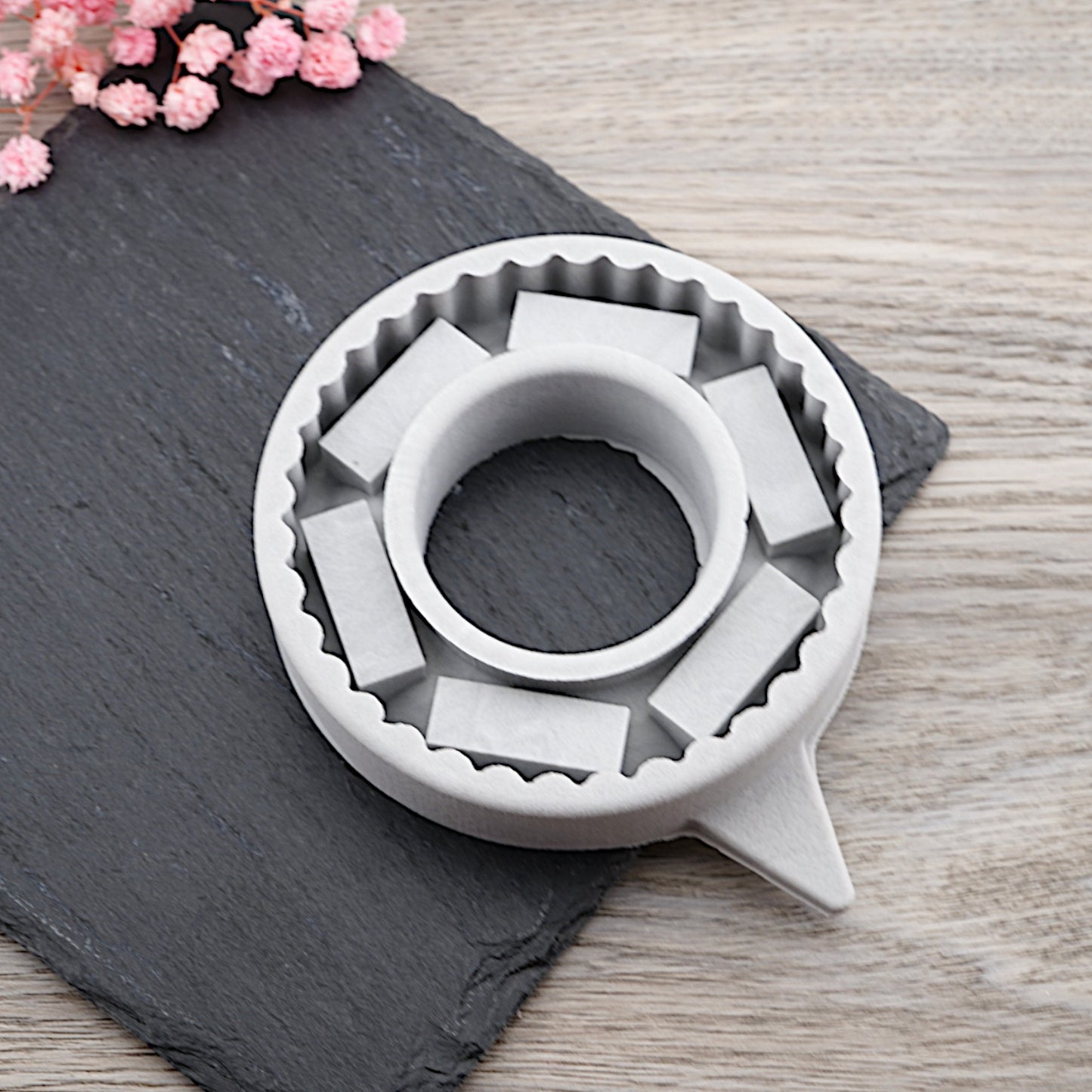 Teelichthalter · Klötzchen · samtig