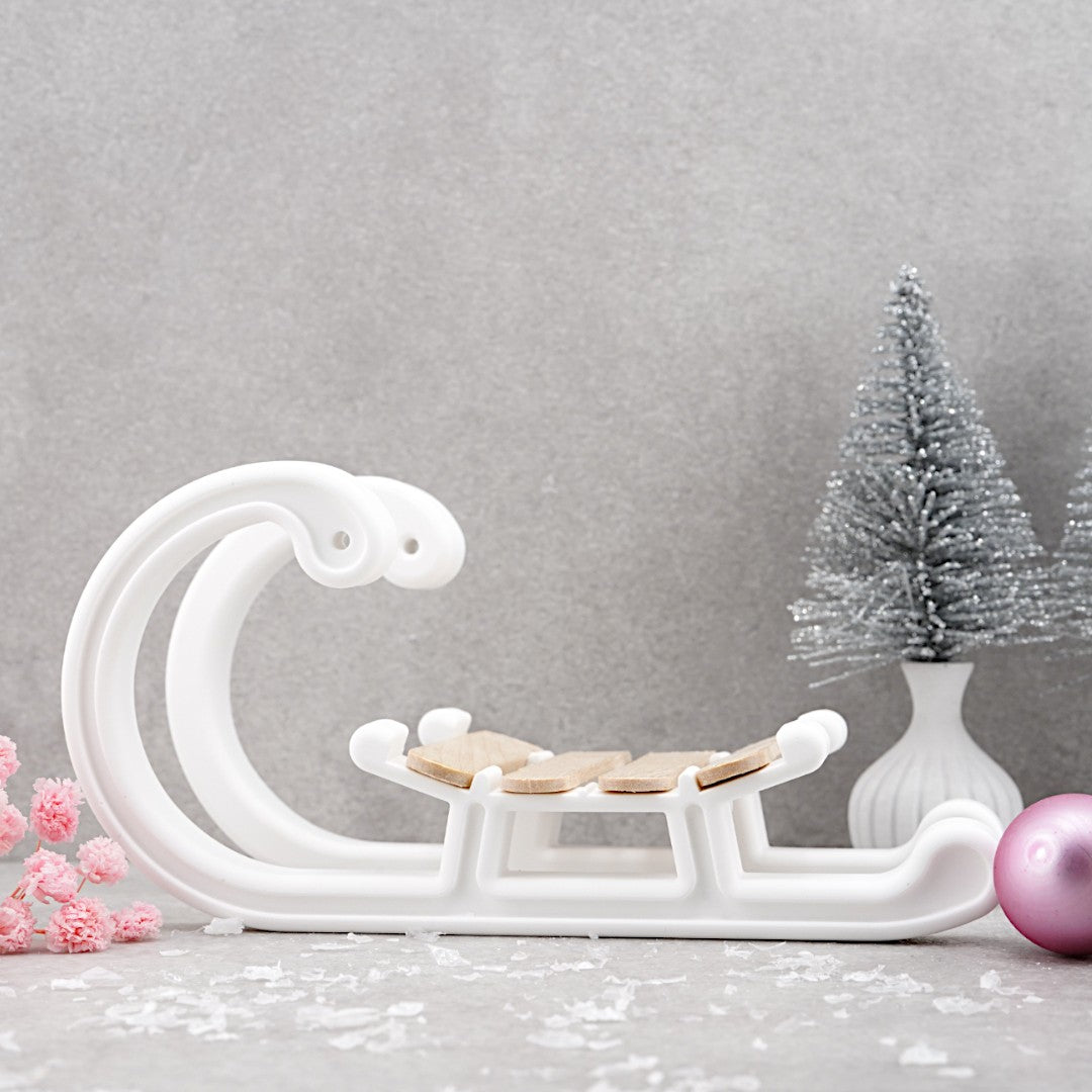 Mini Schlitten "abgerundet" Silikon Gießform