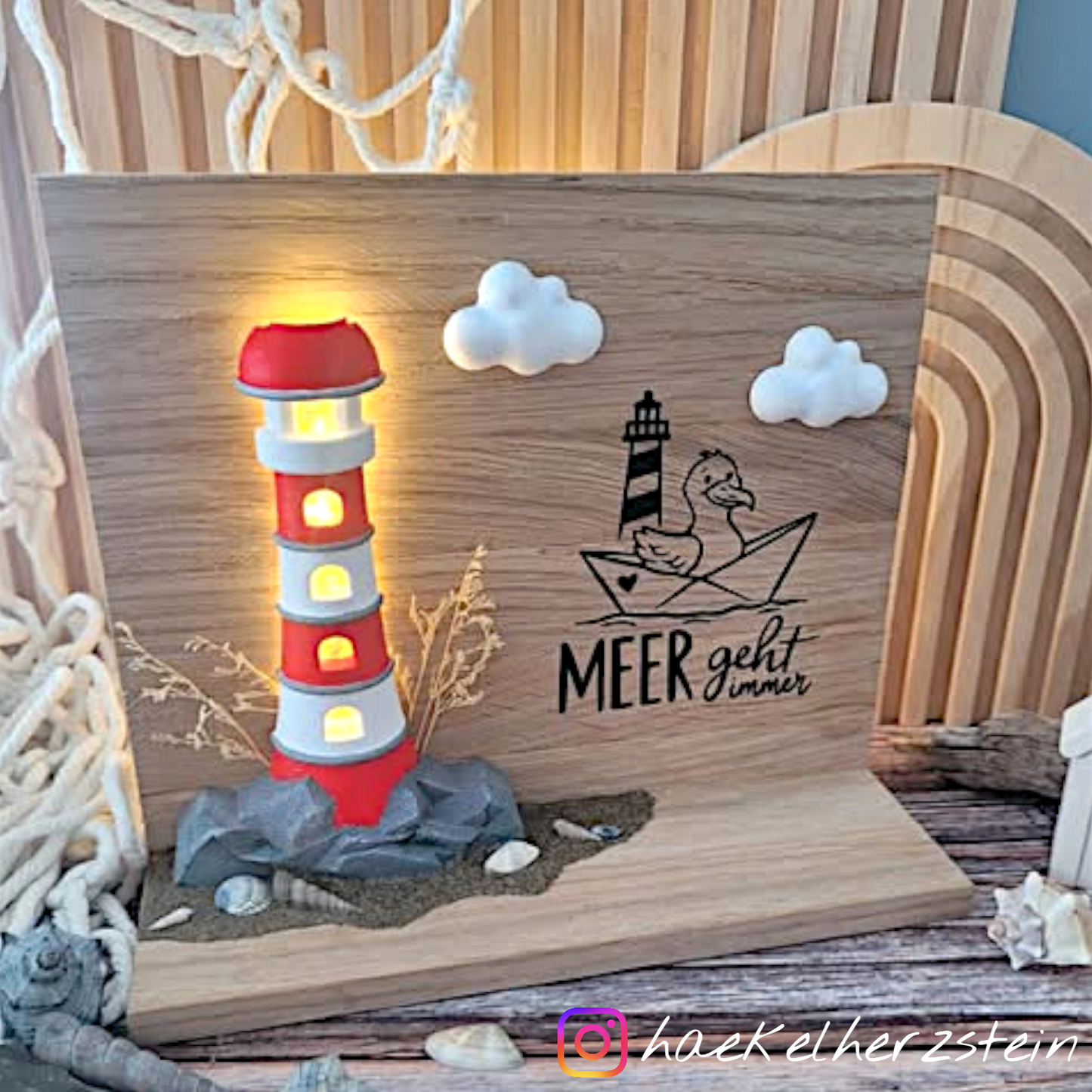 2in1 Leuchtturm (Silikon-Gießform)