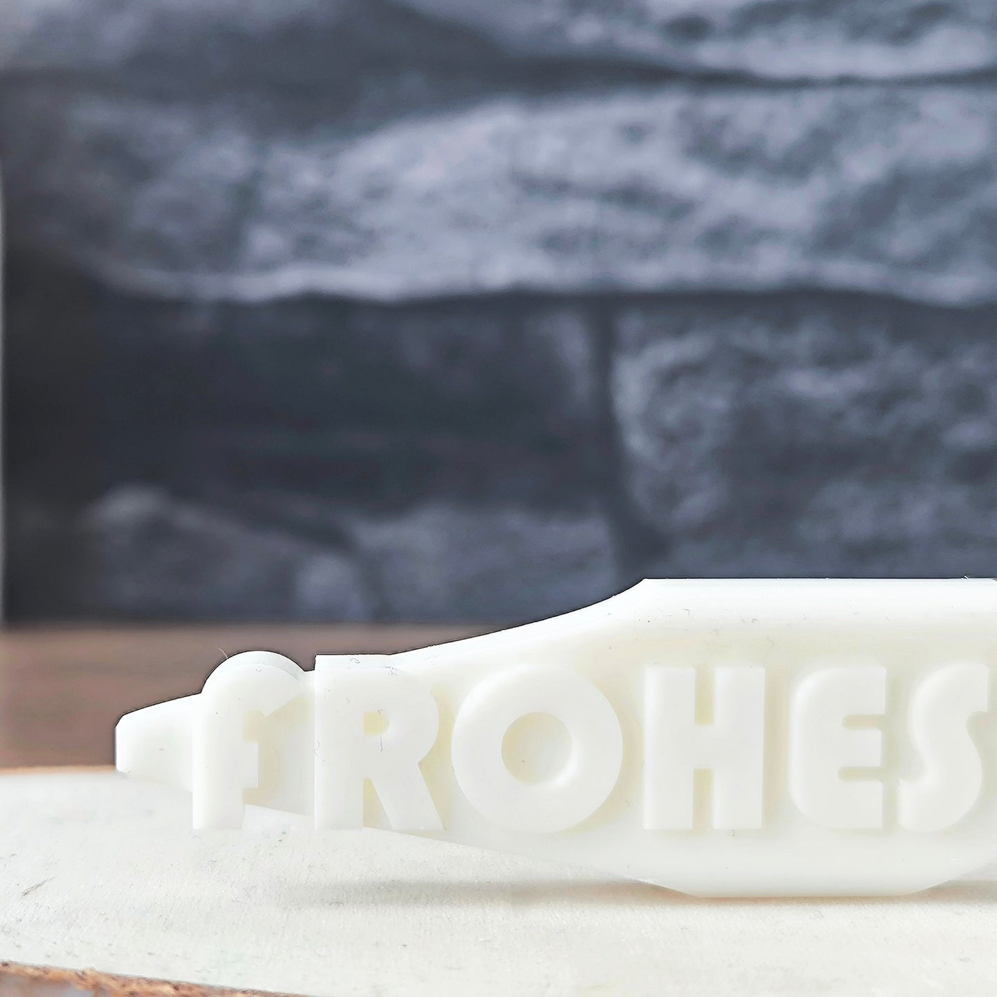 Silikon Gießform Klötzchen "Frohes neues Jahr"