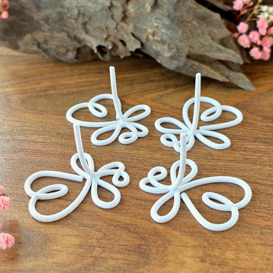 "Balloonimals" - Ballonschnur-Ständer- 4erSet "weiß"