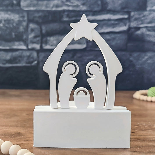 Silikon Gießform Einschieber Krippe