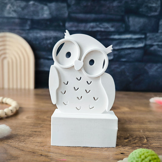 Silikon Gießform Einschieber Eule