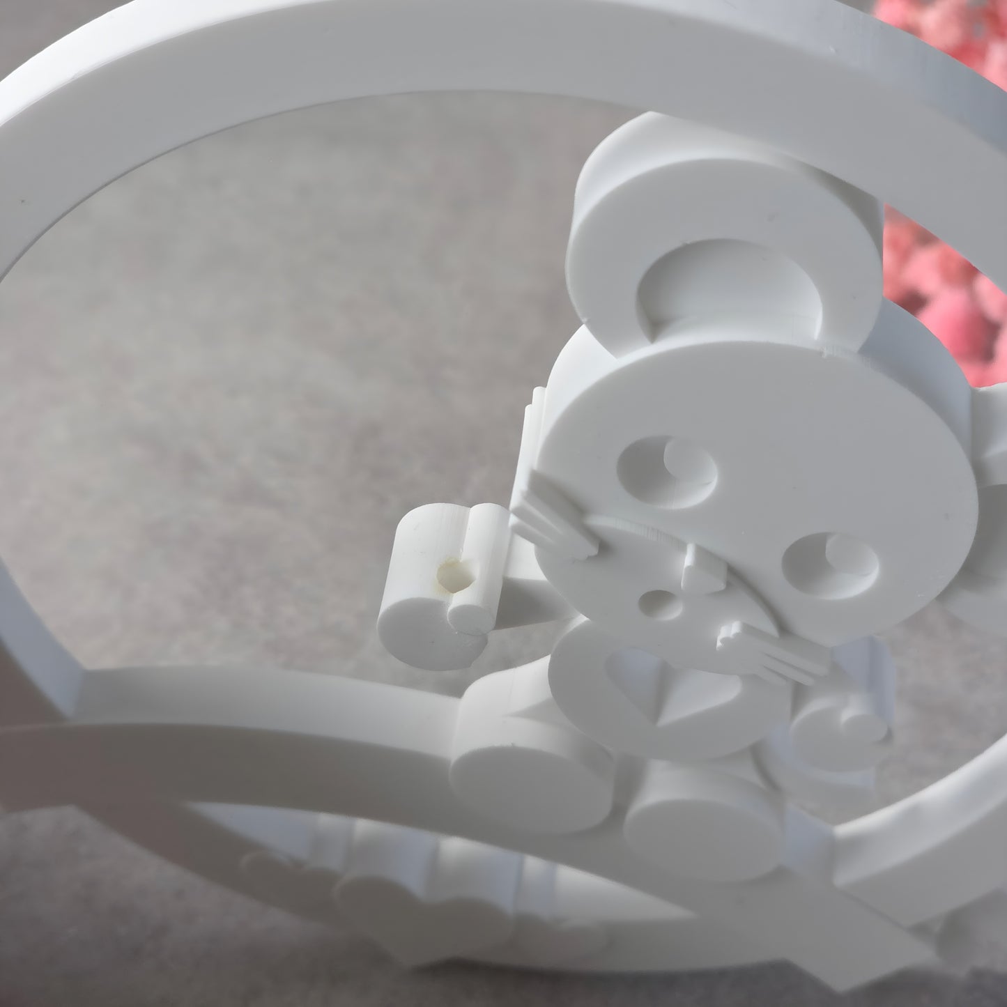 Loop · Maus mit Blumen