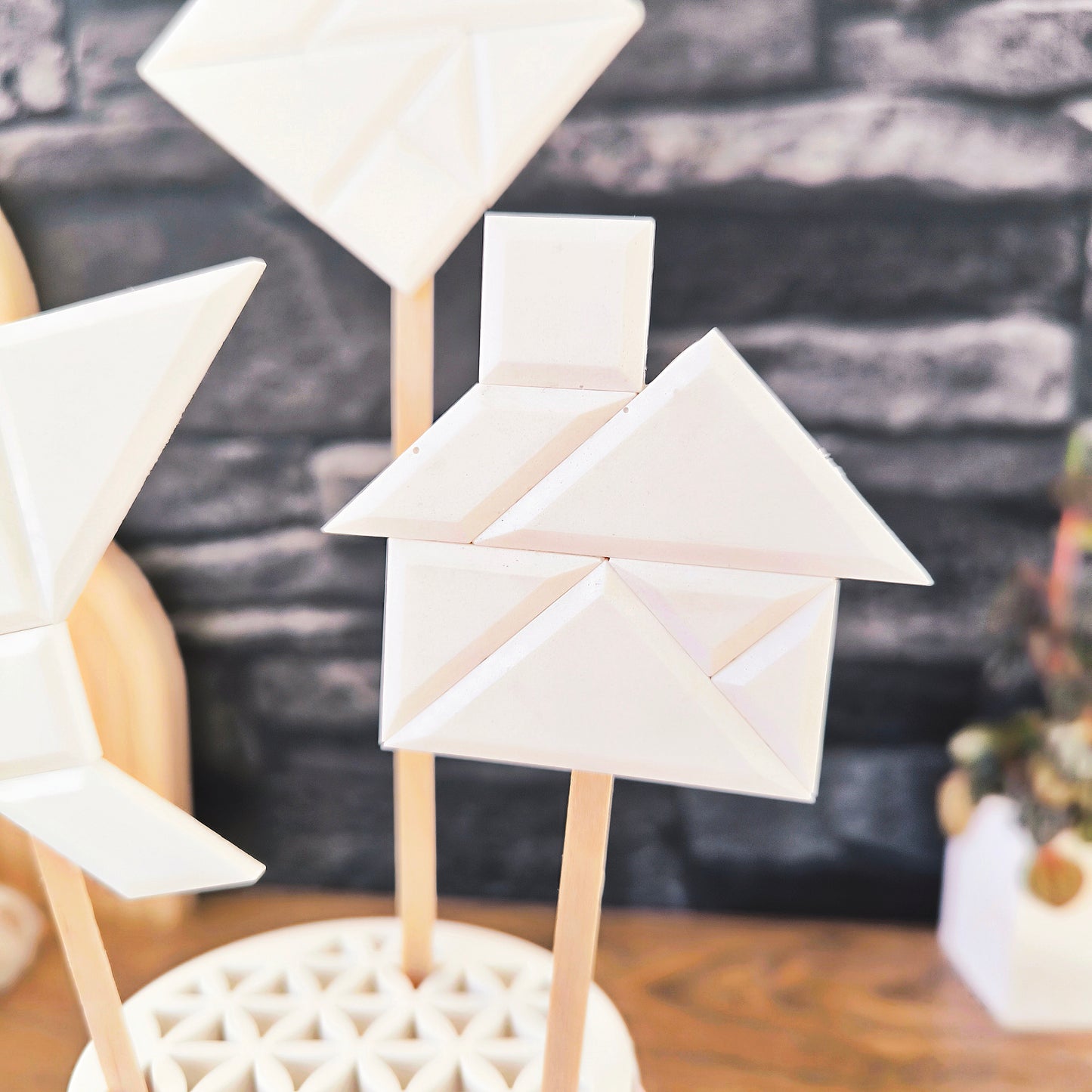 Silikon Gießform Mini Tangram