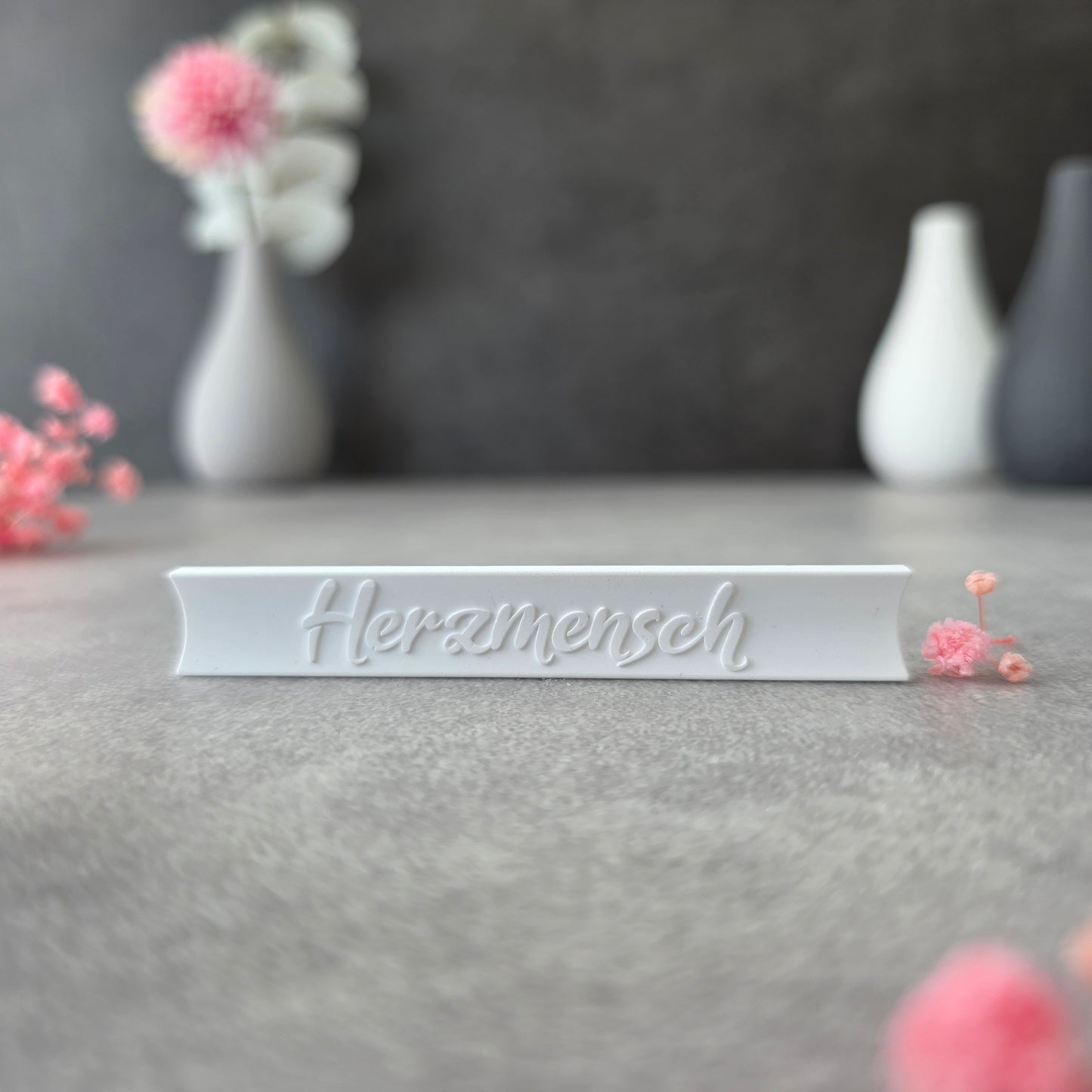 Mini Klötzchen "Herzmensch"