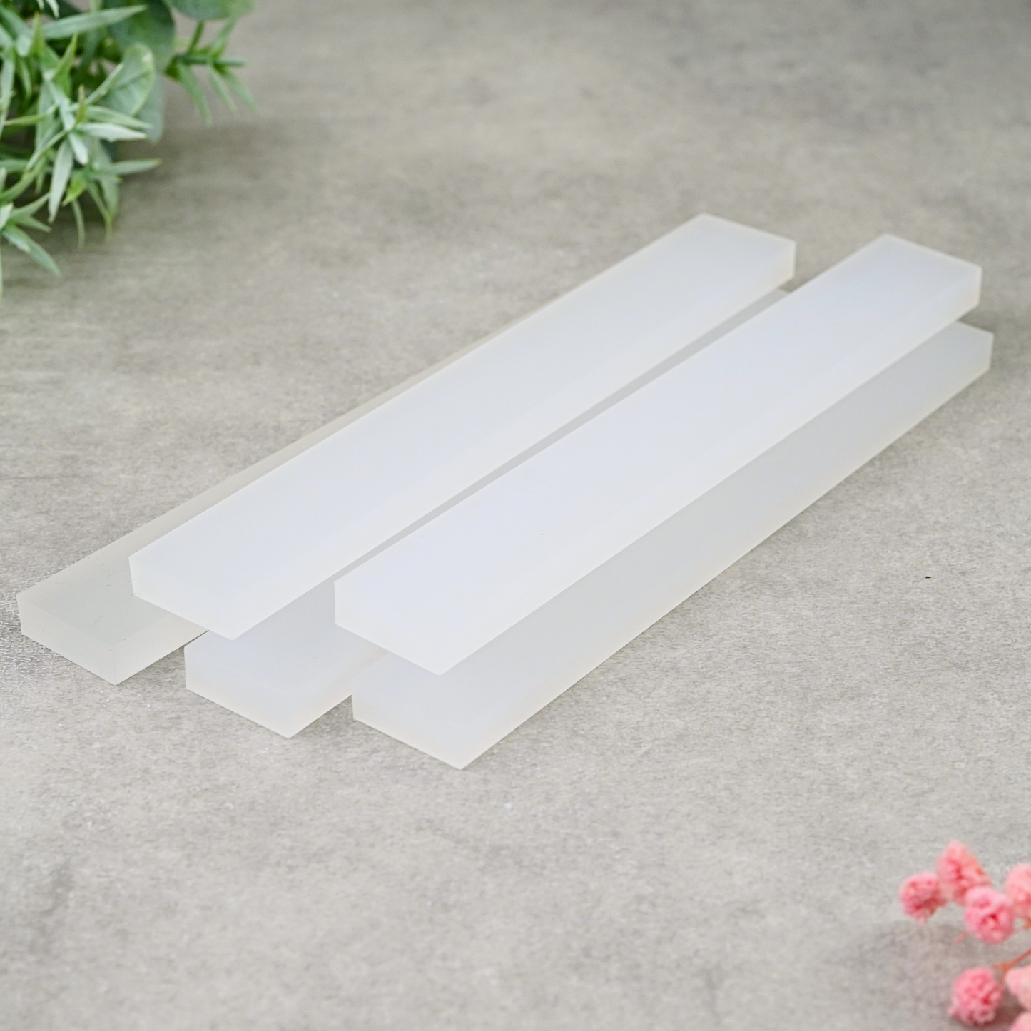 Acryl Klötzchen matt 16cm 5Stück