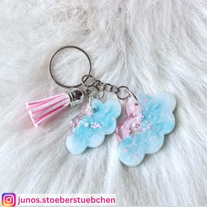 Schlüsselanhänger 2er Wolken