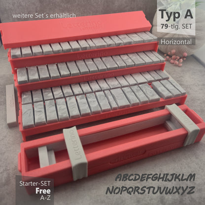 Letterino · Starter-Set · Free · Typ A · Horizontal · A-Z