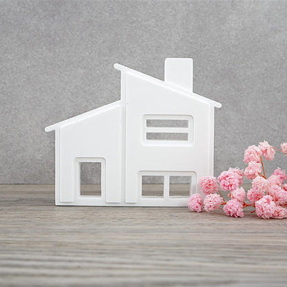 Silikon Gießform moderne 4er Häuser