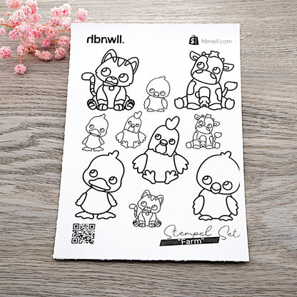 Stempel-Set · Farm