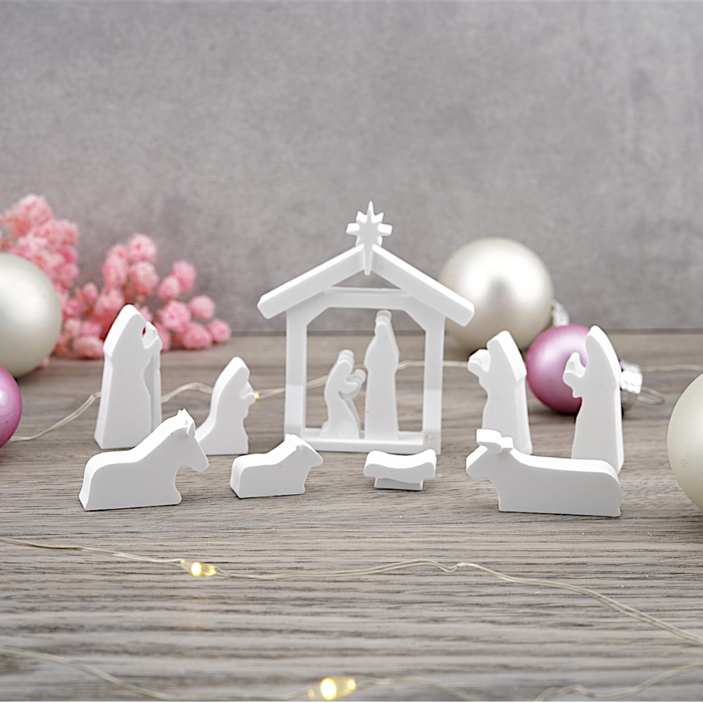 Silikon Gießform Mini Krippe/ EC- Karten Format