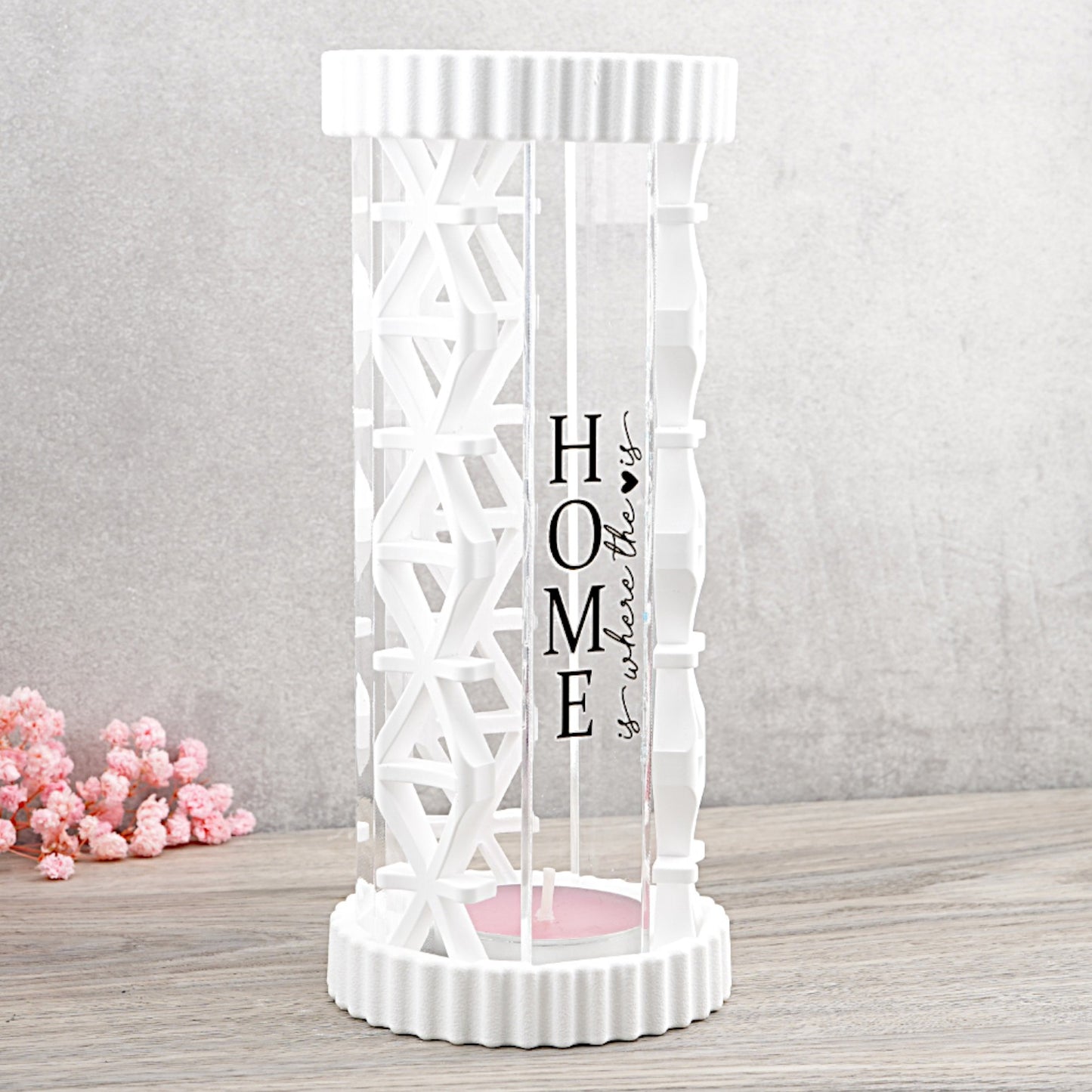 Teelichthalter · Klötzchen · samtig