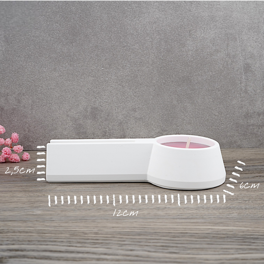 Silikon- Gießform Teelichthalter/Einschieber