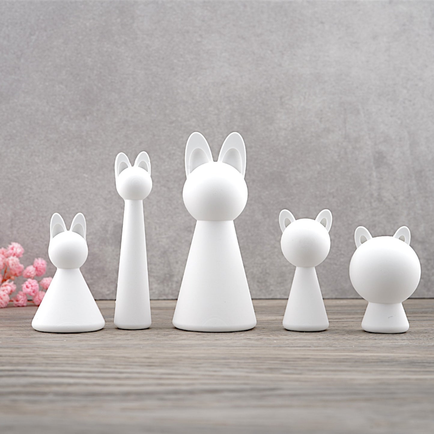 Silikon Gießform Katzenfamilie