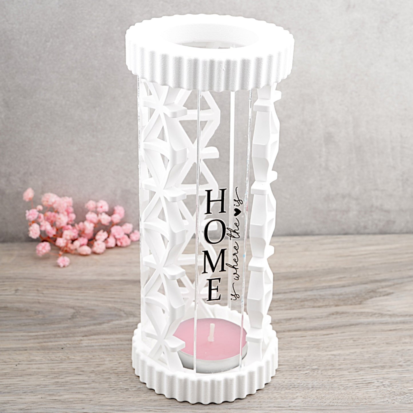 Teelichthalter · Klötzchen · samtig