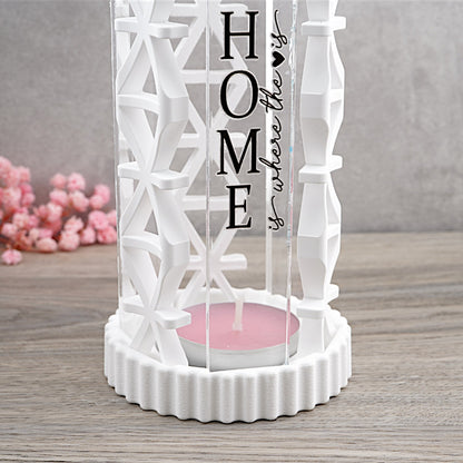 Teelichthalter · Klötzchen · samtig