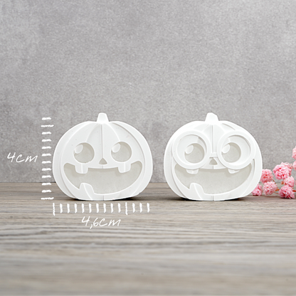 Kürbis mit oder ohne Brille [Silikon Gießform]