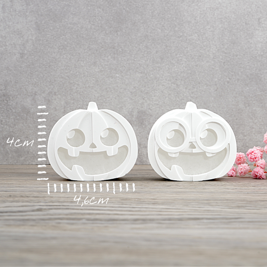 Kürbis mit oder ohne Brille [Silikon Gießform]