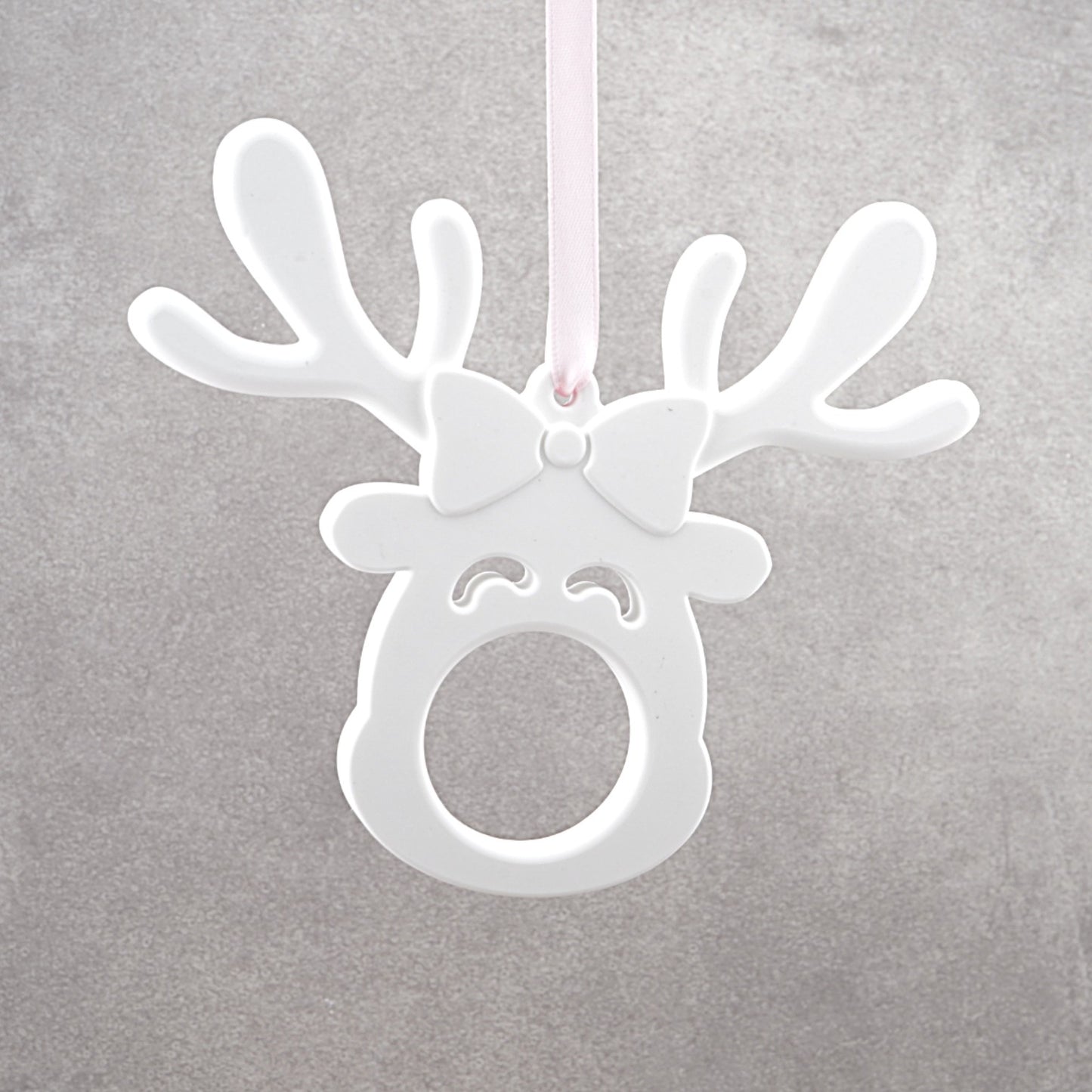 Silikon-Gießform Elch mit Schleife für Rocher, Lindt Kugel