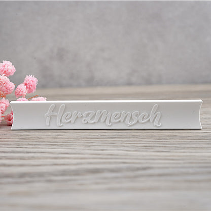 Klötzchen · Mini · "Herzmensch"