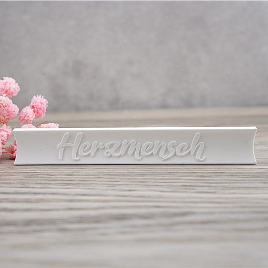 Mini Klötzchen "Herzmensch"