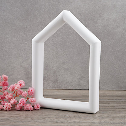 Silikon Gießform Herz-Haus 2in1