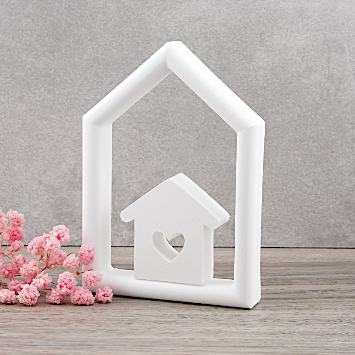 Silikon Gießform Haus 2in1