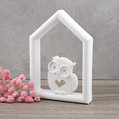 Silikon Gießform Herz-Haus 2in1