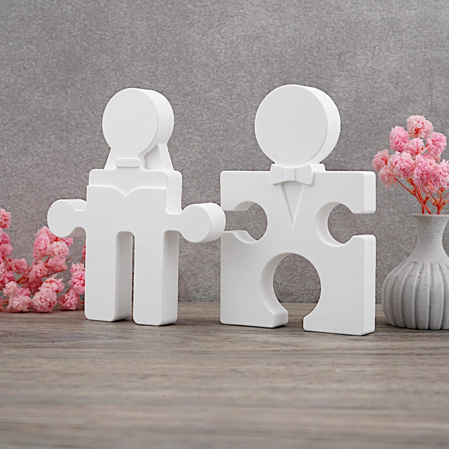 Brautpaar Puzzle groß [Silikon Gießform]