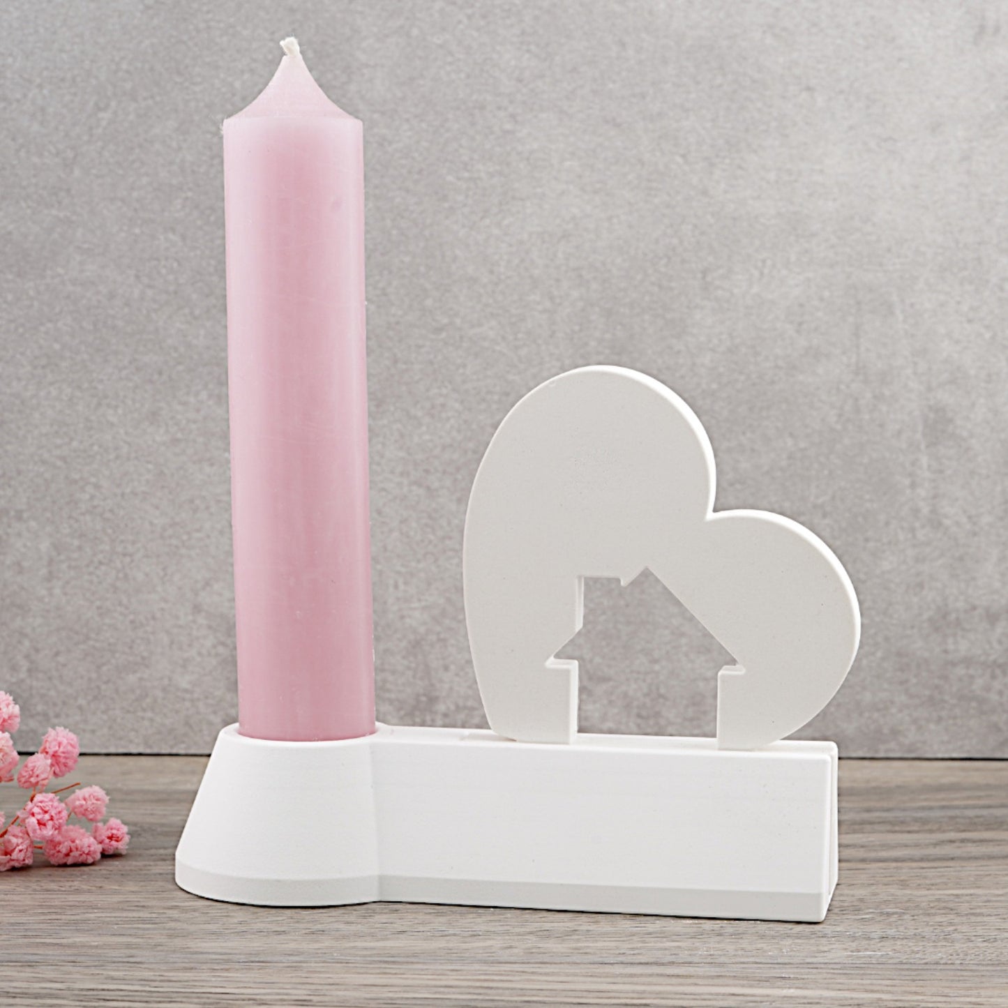 Silikon Gießform Einschieber Herz/Haus