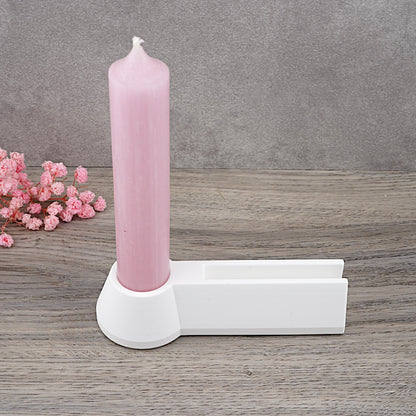 Silikon Gießform Kerzenhalter/Einschieber