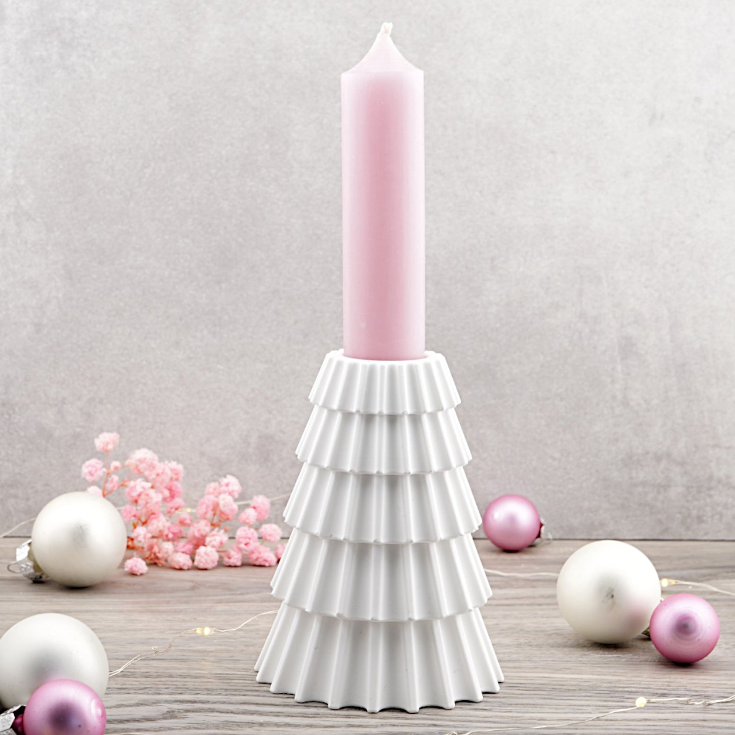 Tannenbaum Kerzenständer Silikon Gießform