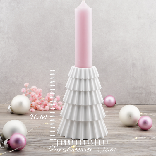 Tannenbaum Kerzenständer Silikon Gießform
