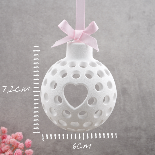 Christbaumkugel "samtig"