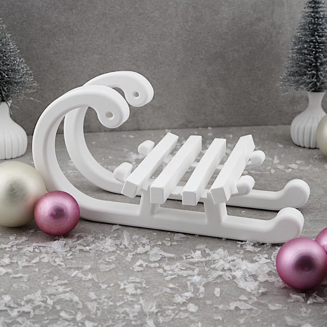 Mini Schlitten "glatt" Silikon Gießform