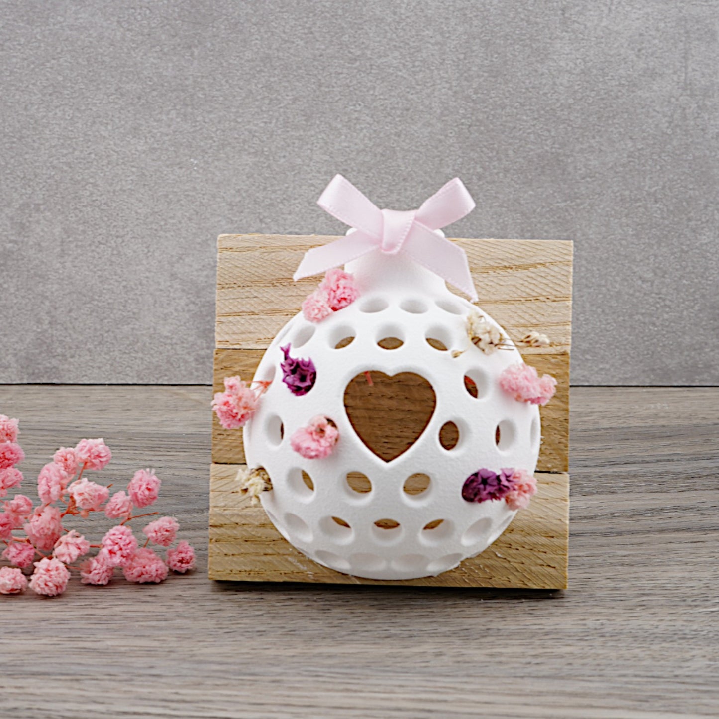 Christbaumkugel "samtig"