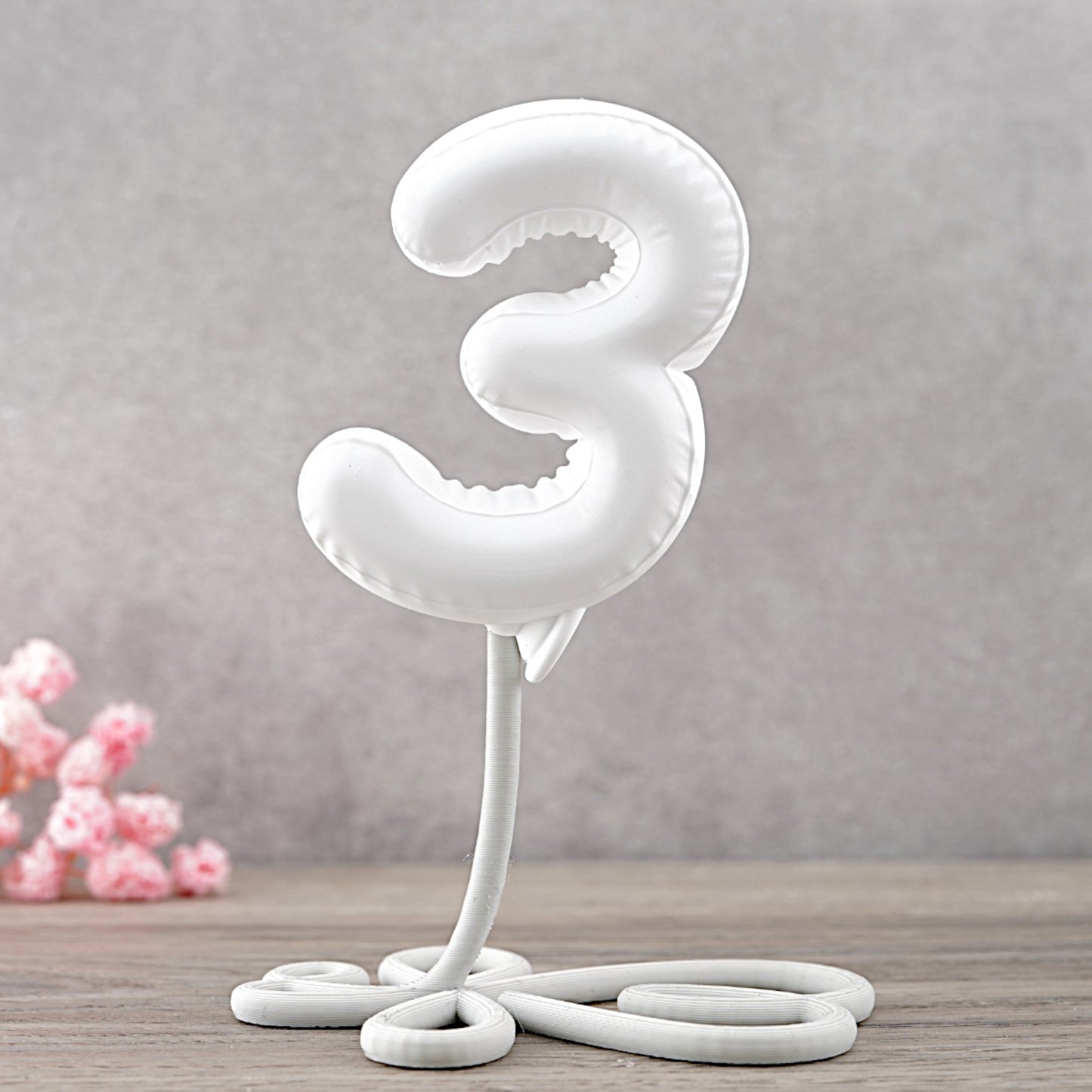 Balloonimal Ziffer 3 [Silikon-Gießform]