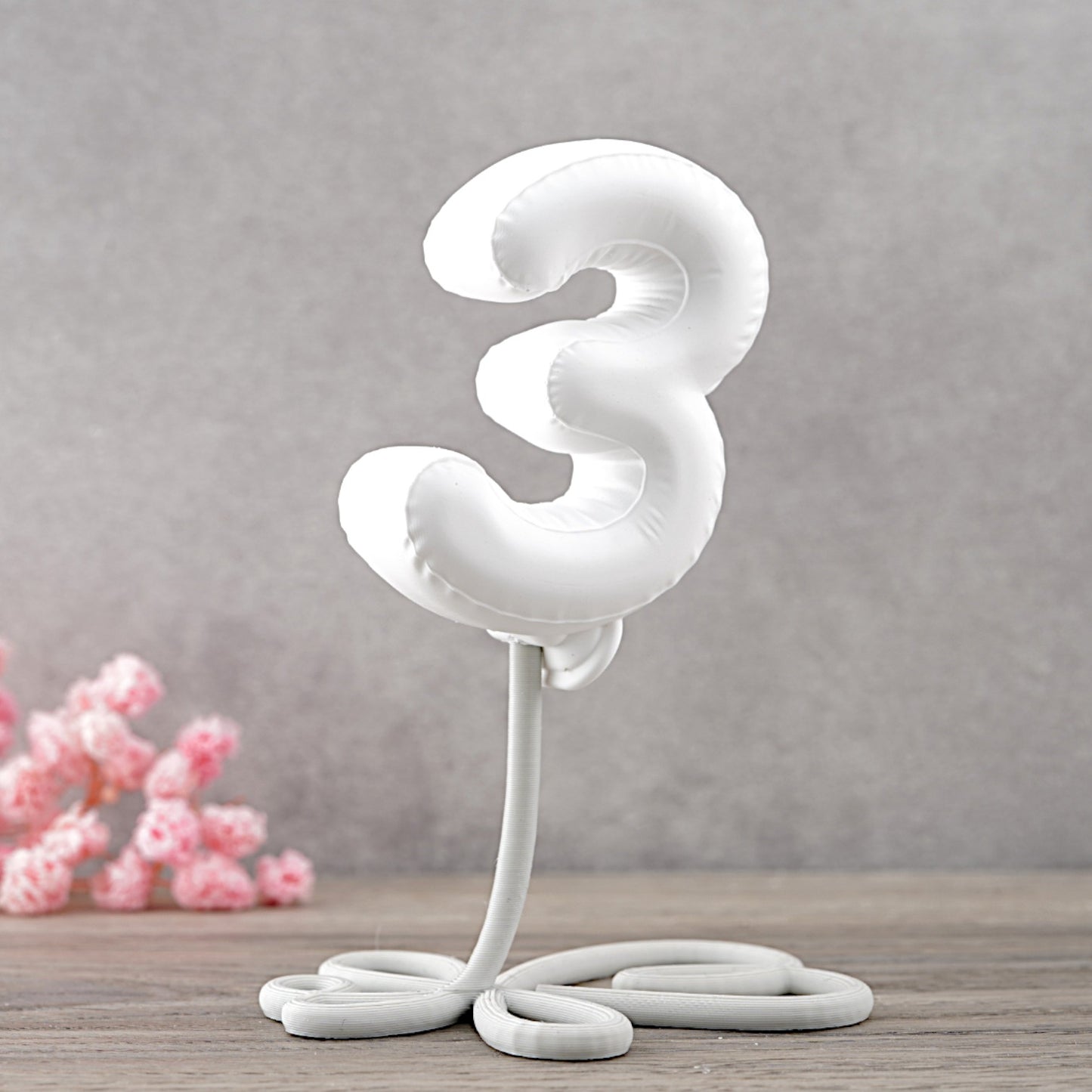 Balloonimal Ziffer 3 [Silikon-Gießform]