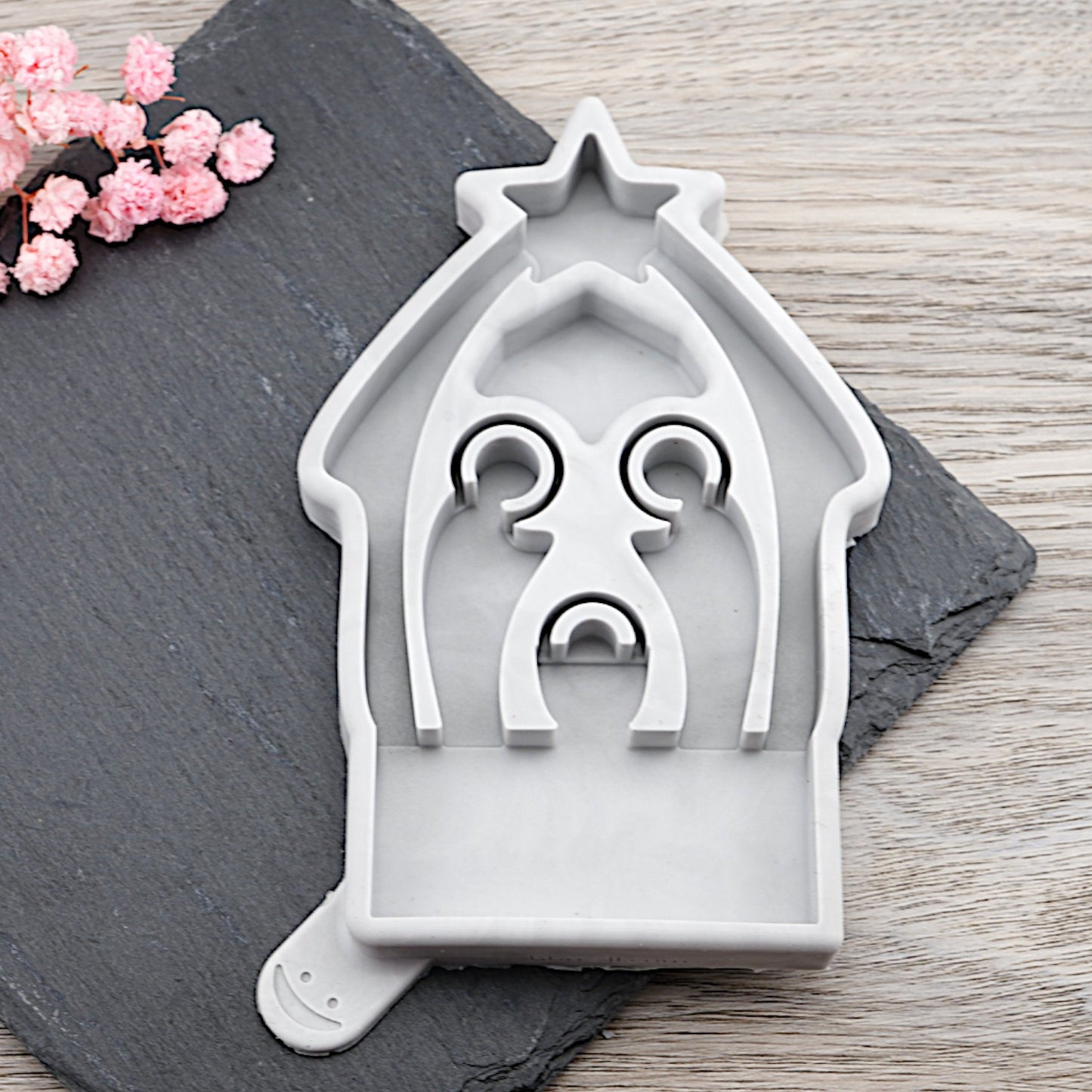 Silikon Gießform Einschieber Krippe