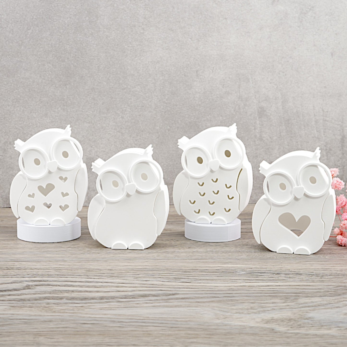 EMMA Eule "mittel" 6cm - Lichtkörper [Silikon-Gießform]