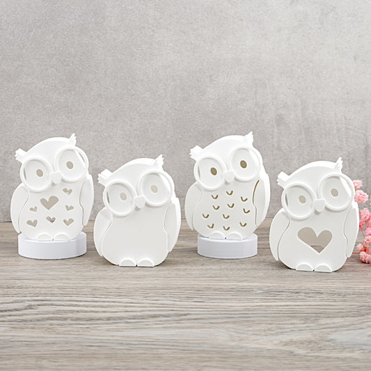 EMMA Eule "mittel" 6cm - Lichtkörper [Silikon-Gießform]