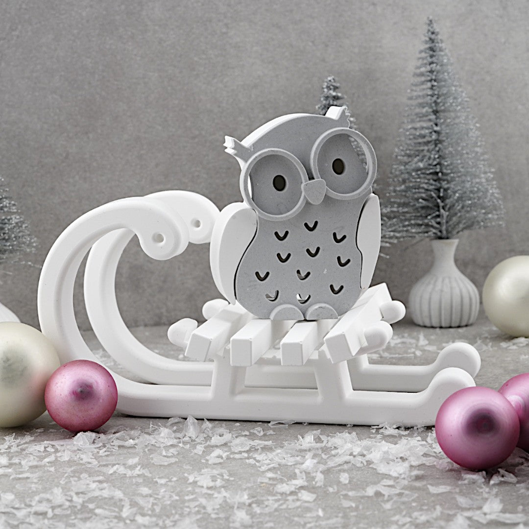 Mini Schlitten "glatt" Silikon Gießform