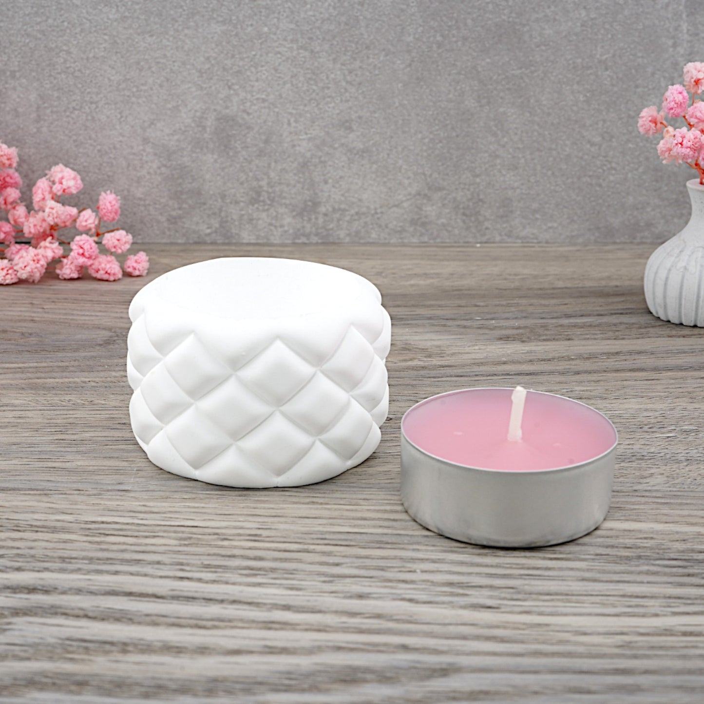 Teelichthalter [Silikon-Gießform]