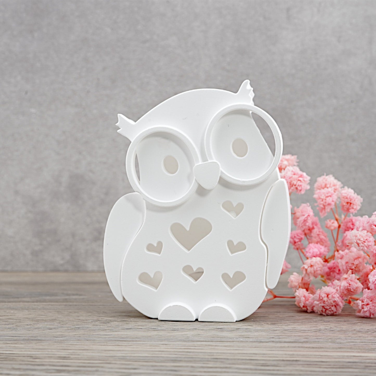 EMMA Eule "mittel" 6cm - Lichtkörper [Silikon-Gießform]