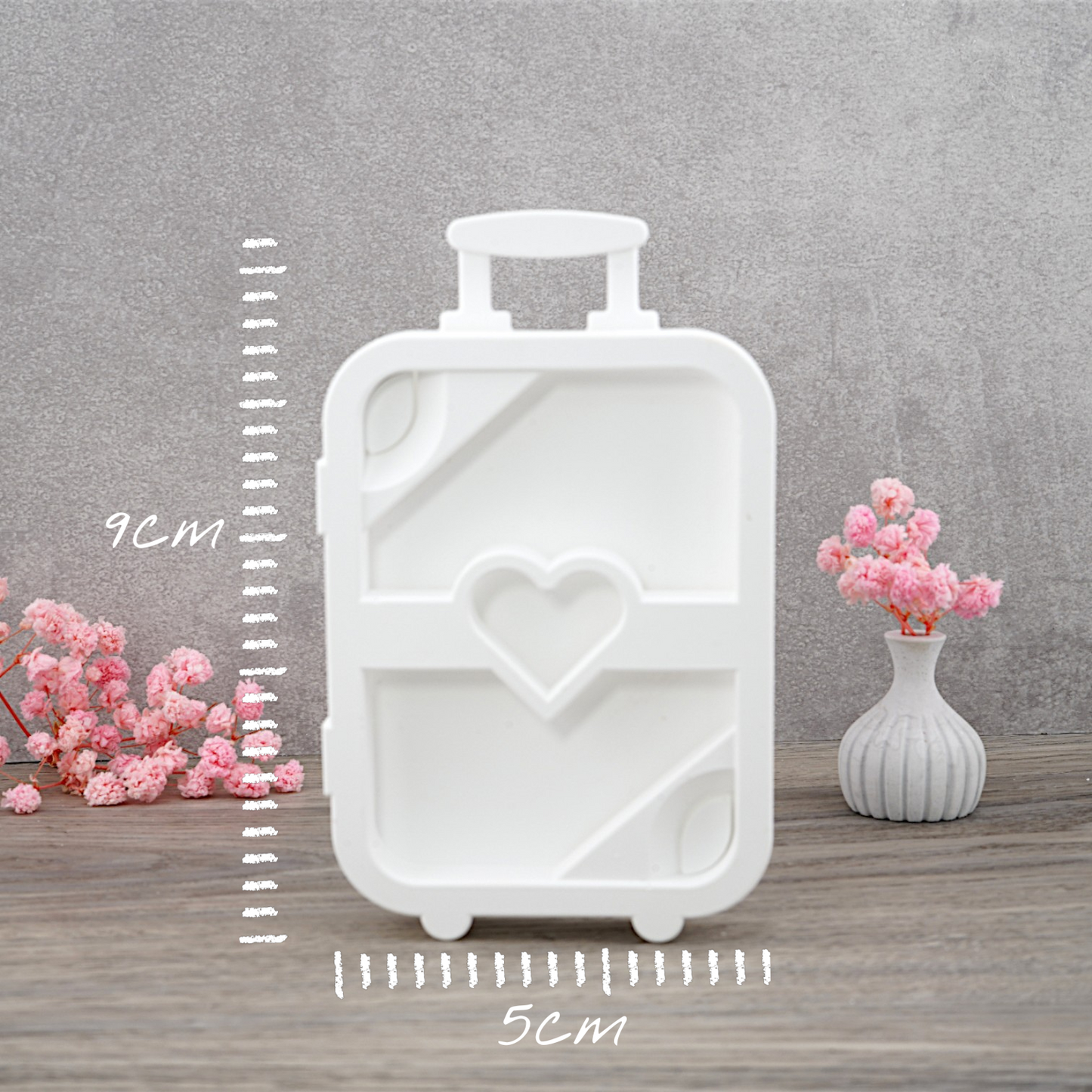 Silikon-Gießform Gutschein/Geldgeschenk/Koffer