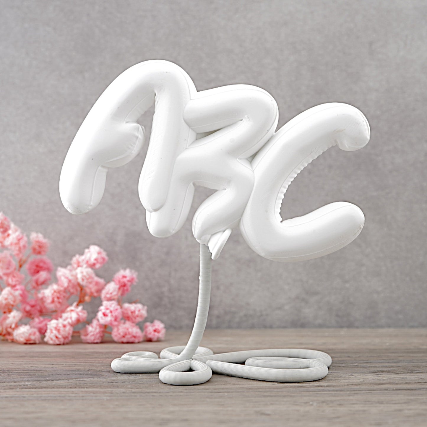 Balloonimal Schriftzug "ABC" [Silikon-Gießform]