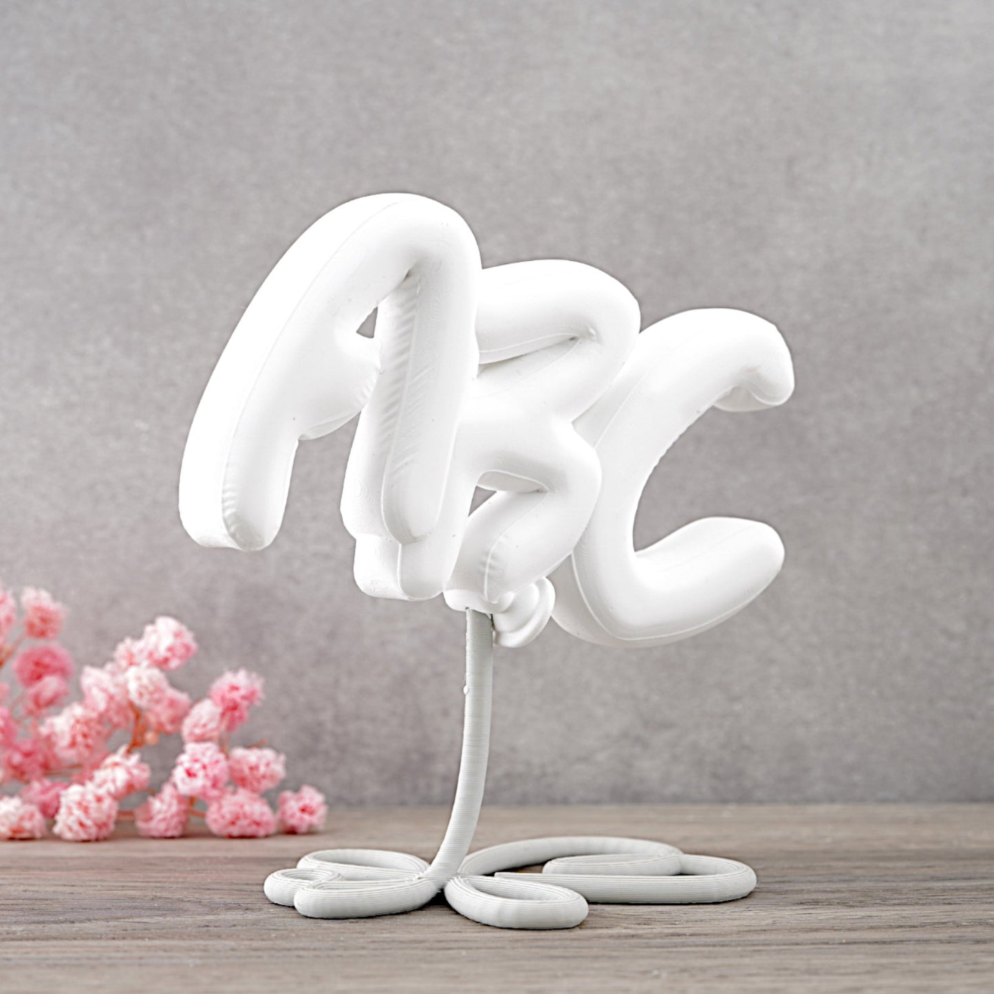 Balloonimal Schriftzug "ABC" [Silikon-Gießform]