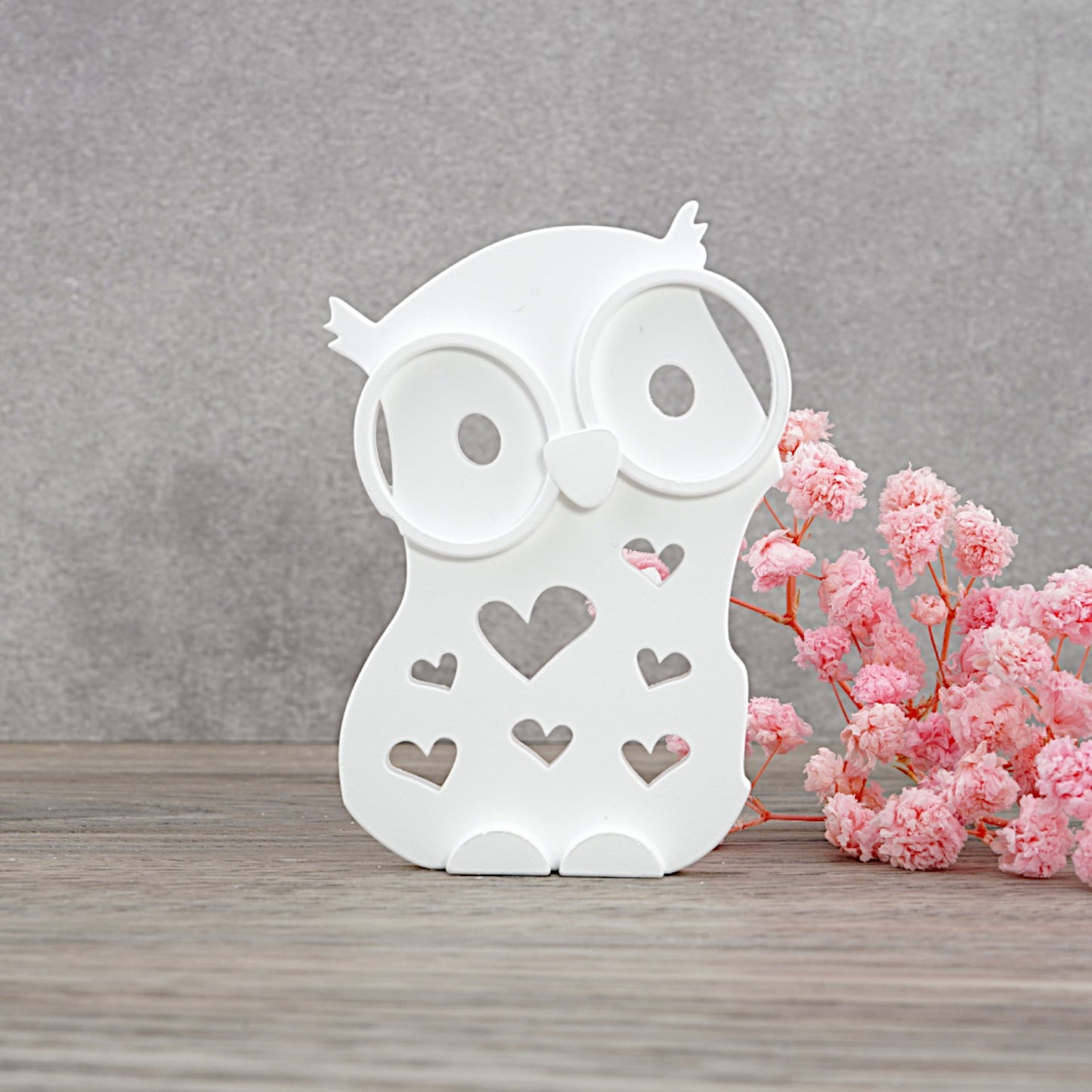 EMMA Eule "mittel" 6cm - Lichtkörper [Silikon-Gießform]